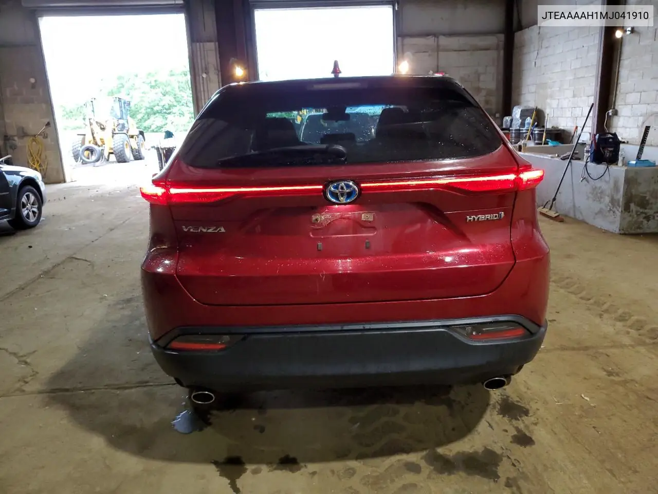 2021 Toyota Venza Le VIN: JTEAAAAH1MJ041910 Lot: 62964365