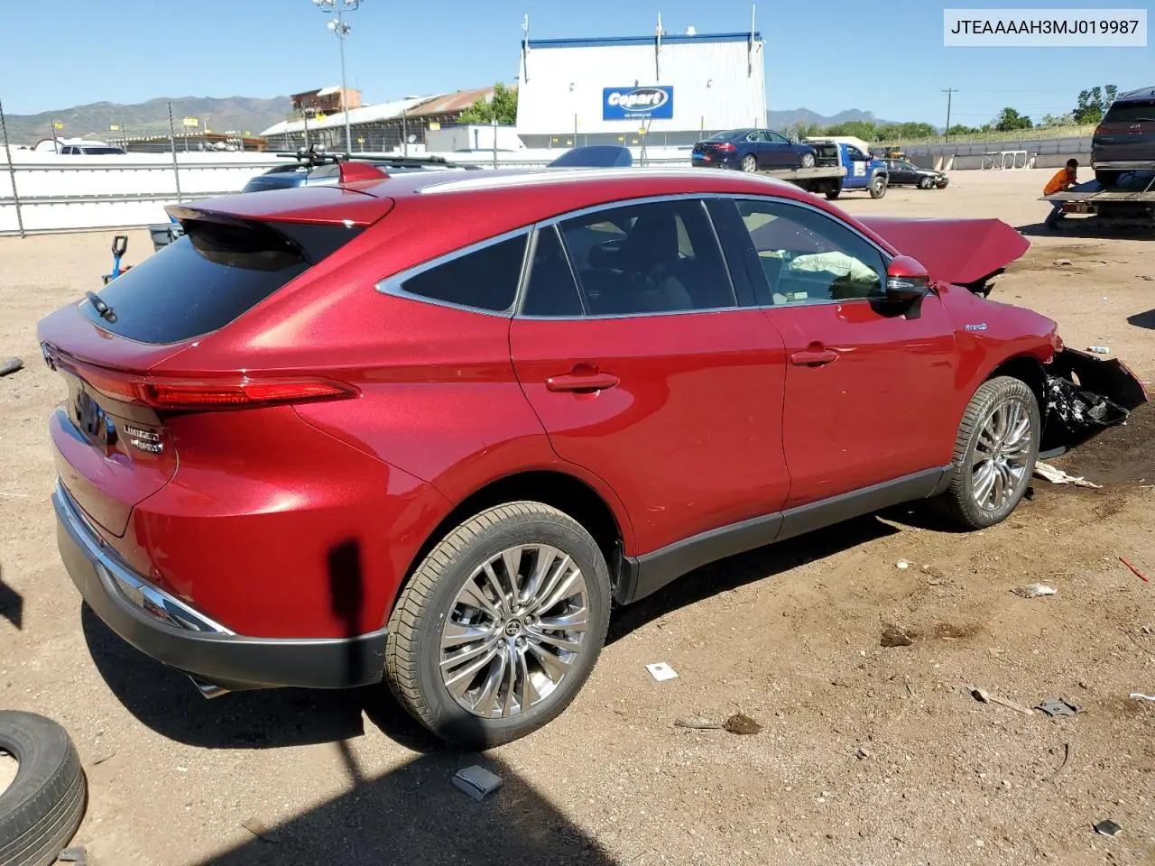 2021 Toyota Venza Le VIN: JTEAAAAH3MJ019987 Lot: 63427125