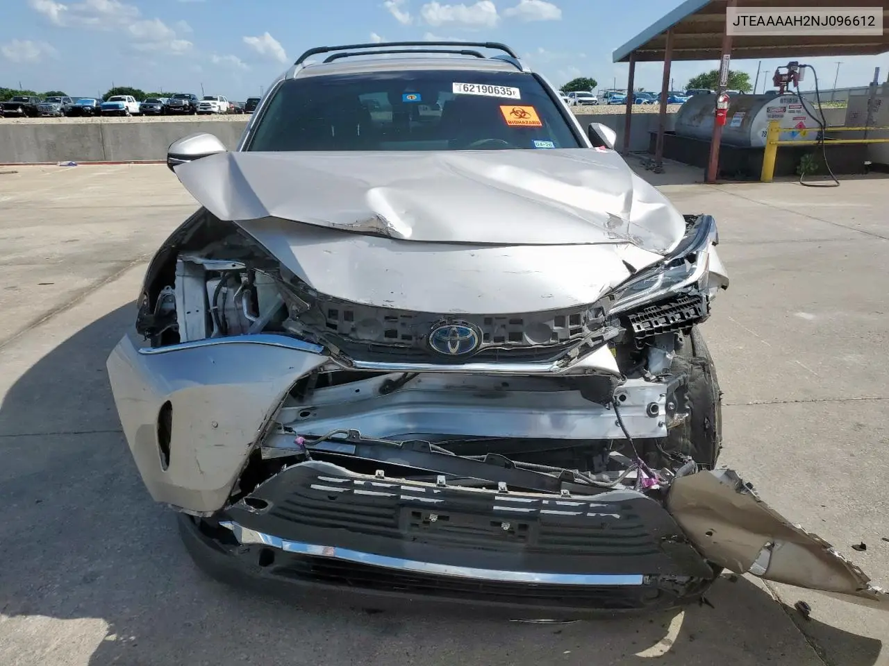 2022 Toyota Venza Le VIN: JTEAAAAH2NJ096612 Lot: 62190635