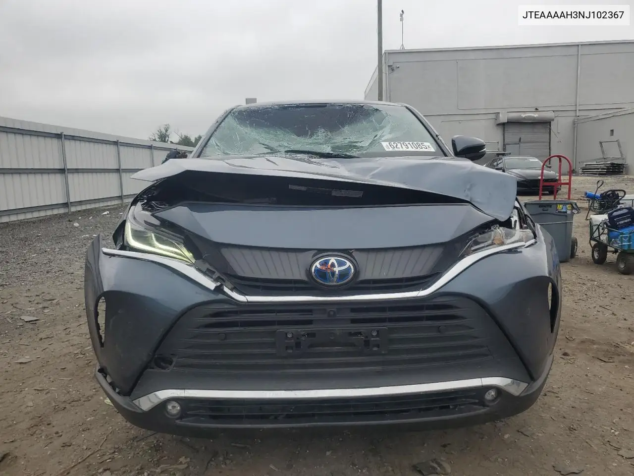 2022 Toyota Venza Le VIN: JTEAAAAH3NJ102367 Lot: 62791085