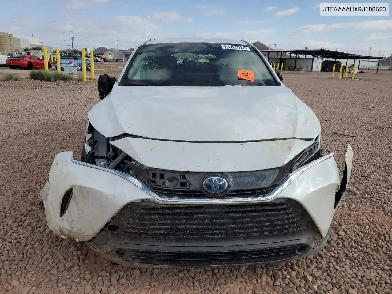 2024 Toyota Venza Le VIN: JTEAAAAHXRJ188623 Lot: 53720525
