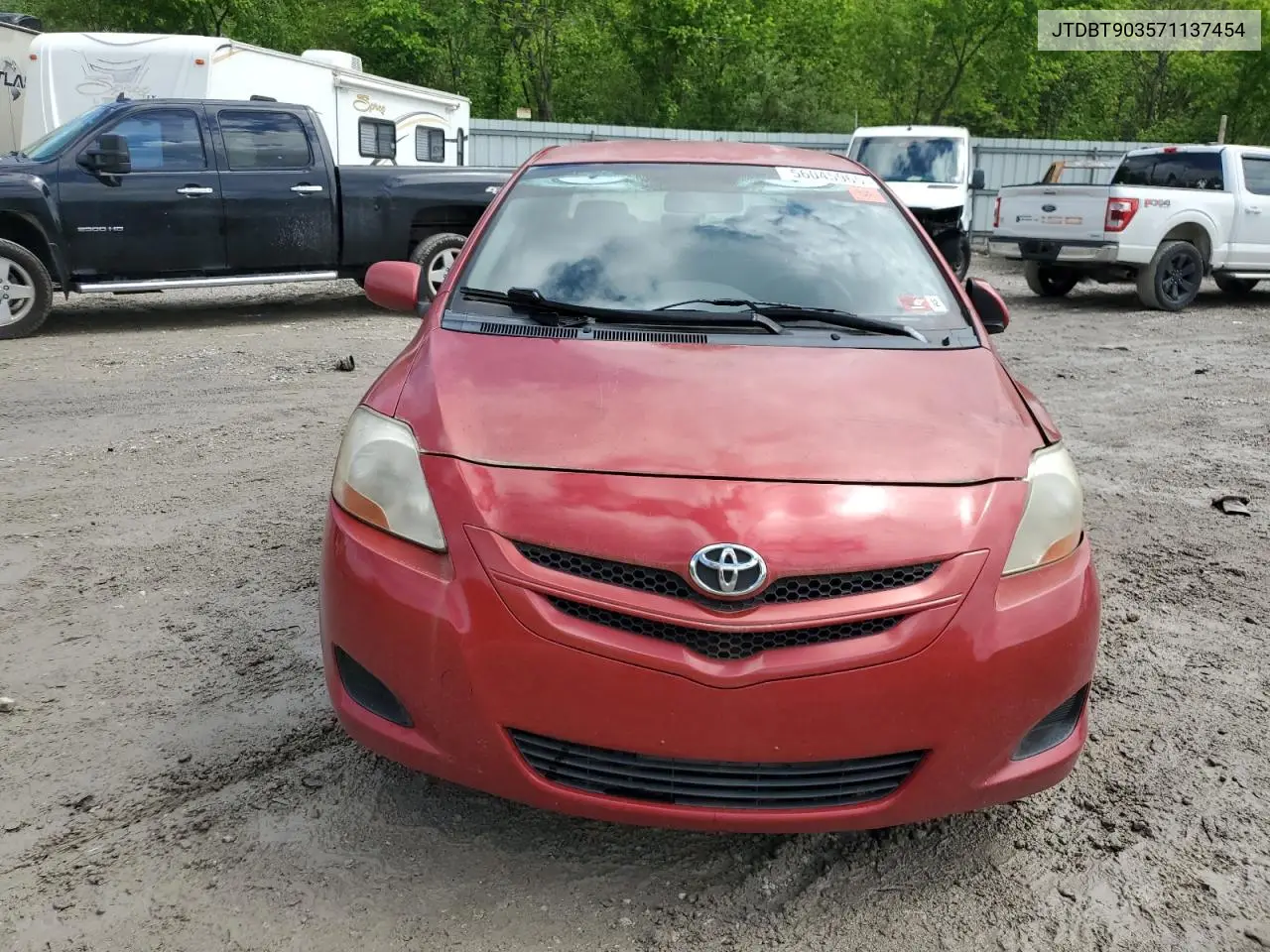 2007 Toyota Yaris VIN: JTDBT903571137454 Lot: 56045965