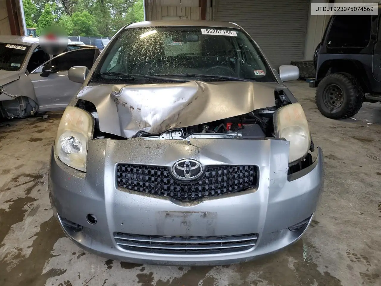 2007 Toyota Yaris VIN: JTDJT923075074569 Lot: 56207145