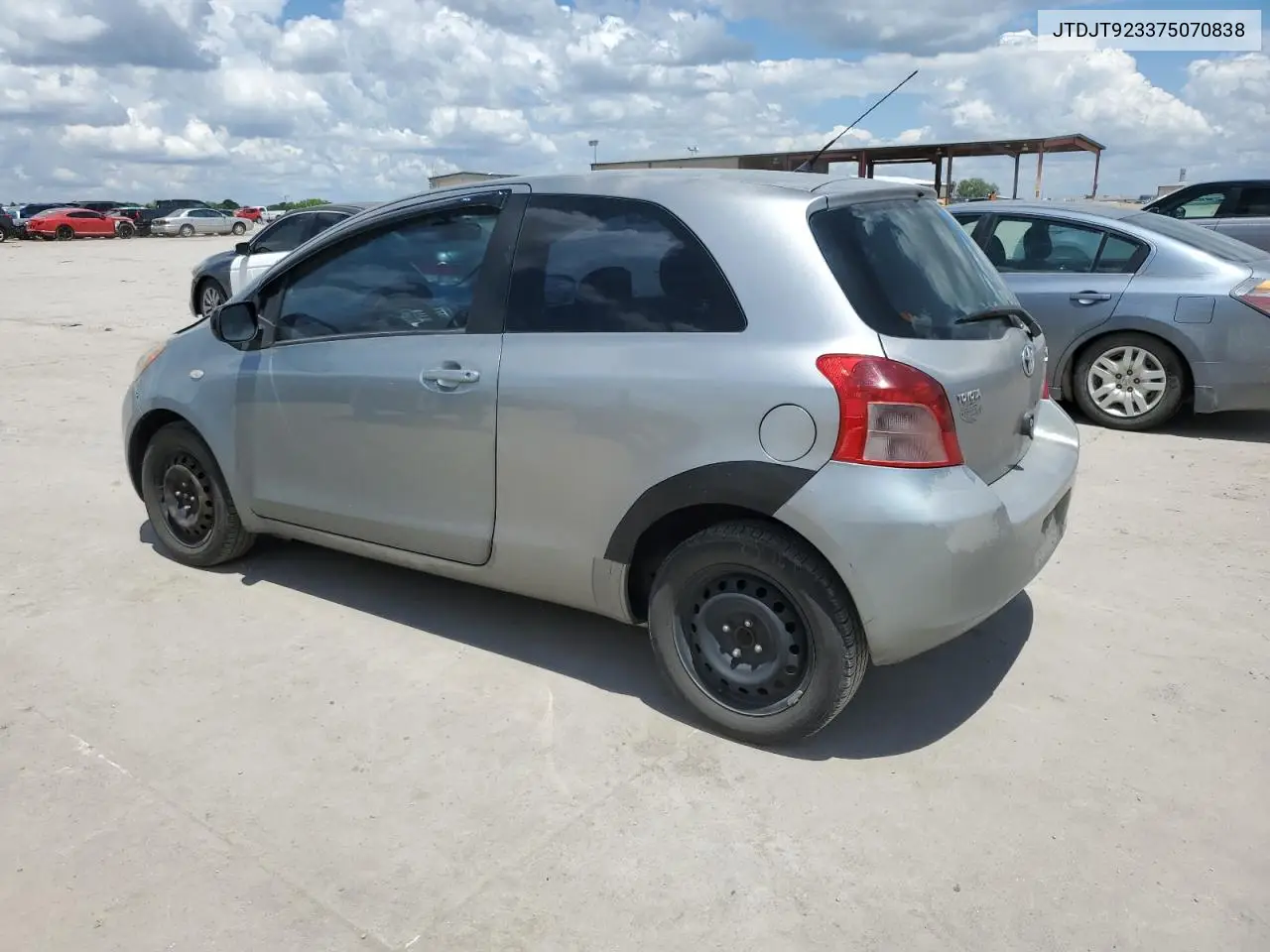 2007 Toyota Yaris VIN: JTDJT923375070838 Lot: 56234505