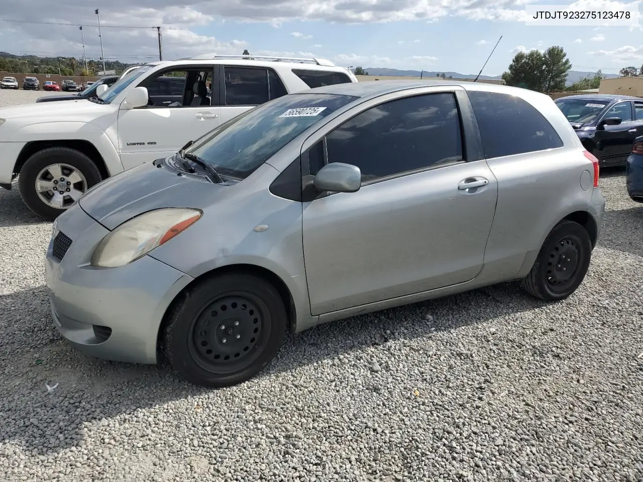 2007 Toyota Yaris VIN: JTDJT923275123478 Lot: 56590725