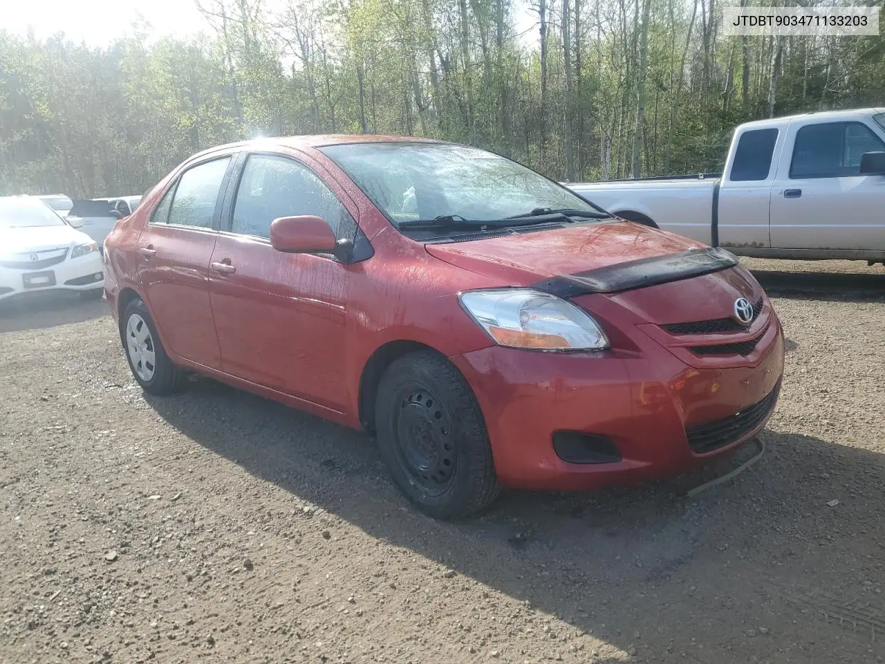 2007 Toyota Yaris VIN: JTDBT903471133203 Lot: 56722735