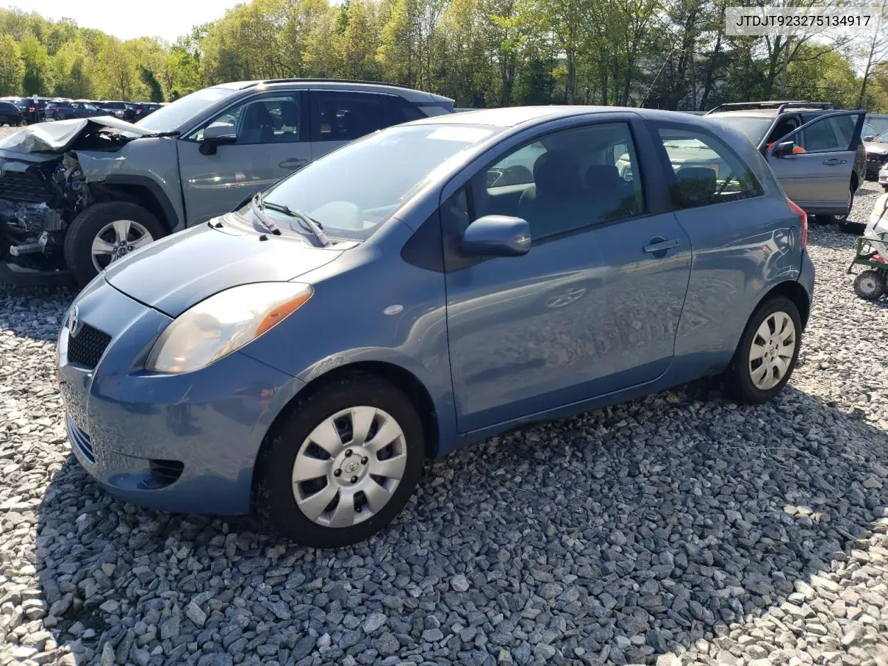 2007 Toyota Yaris VIN: JTDJT923275134917 Lot: 56901845