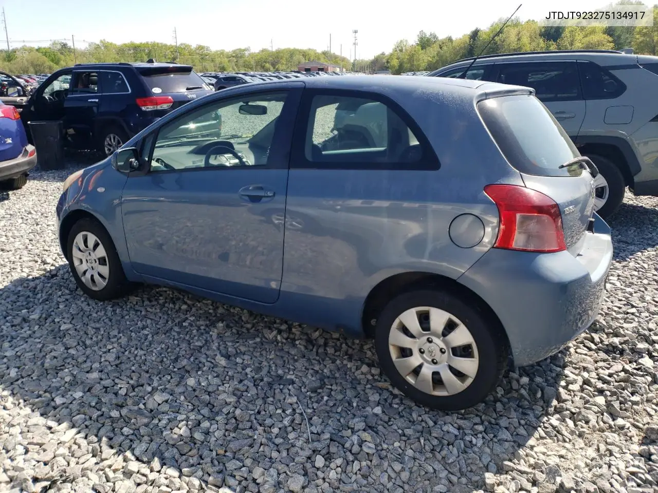 2007 Toyota Yaris VIN: JTDJT923275134917 Lot: 56901845
