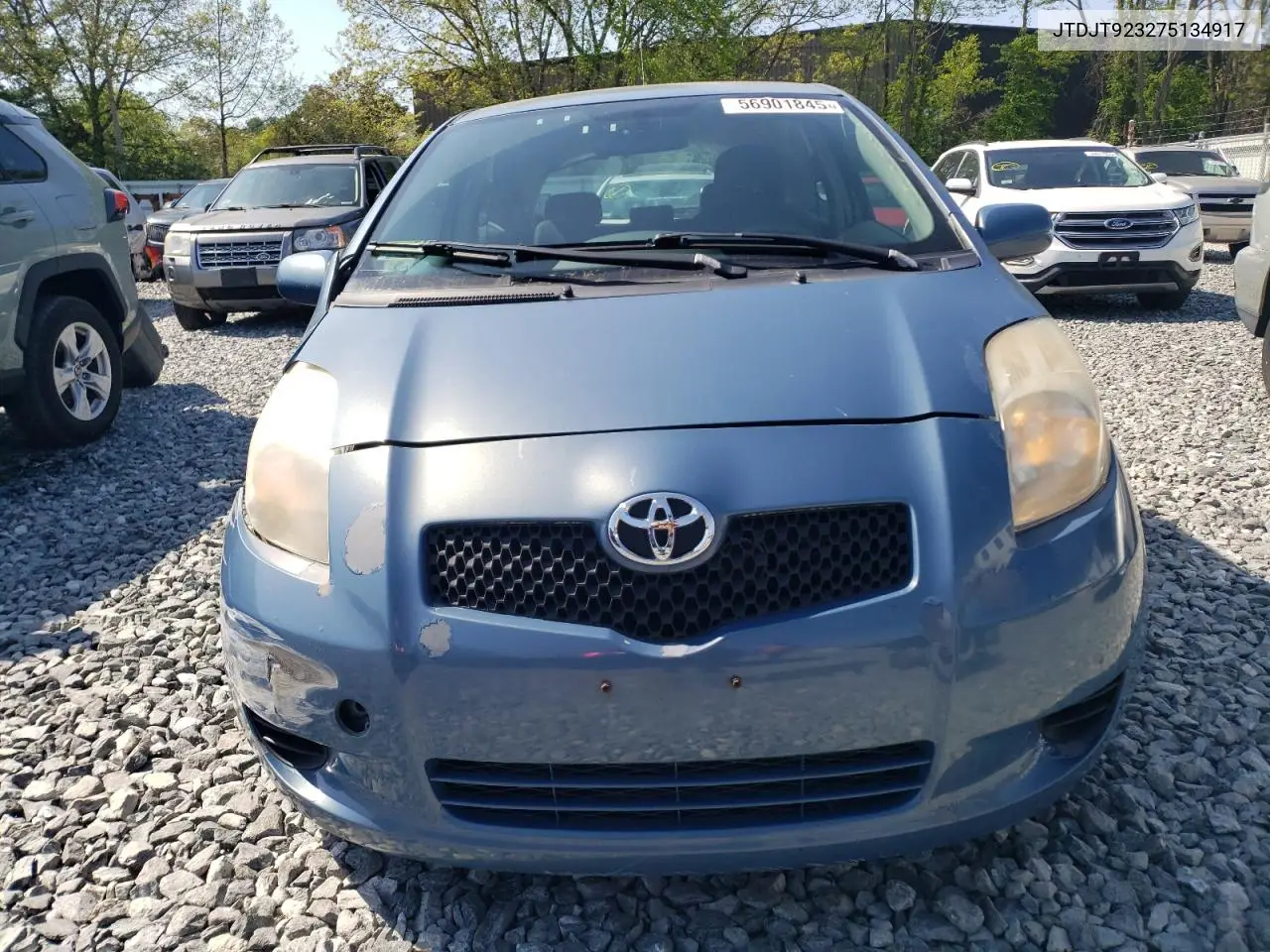 2007 Toyota Yaris VIN: JTDJT923275134917 Lot: 56901845