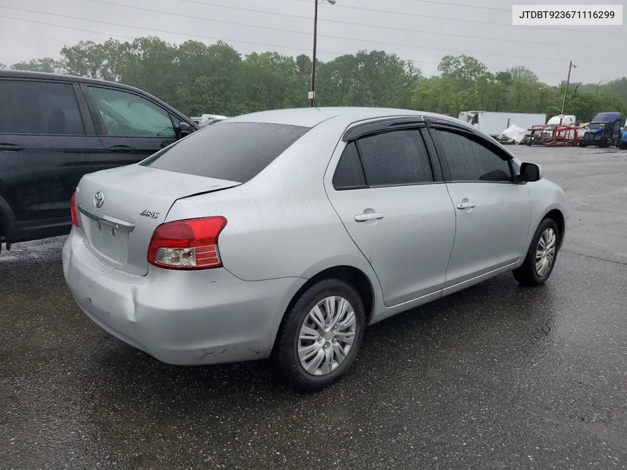 2007 Toyota Yaris VIN: JTDBT923671116299 Lot: 57037135