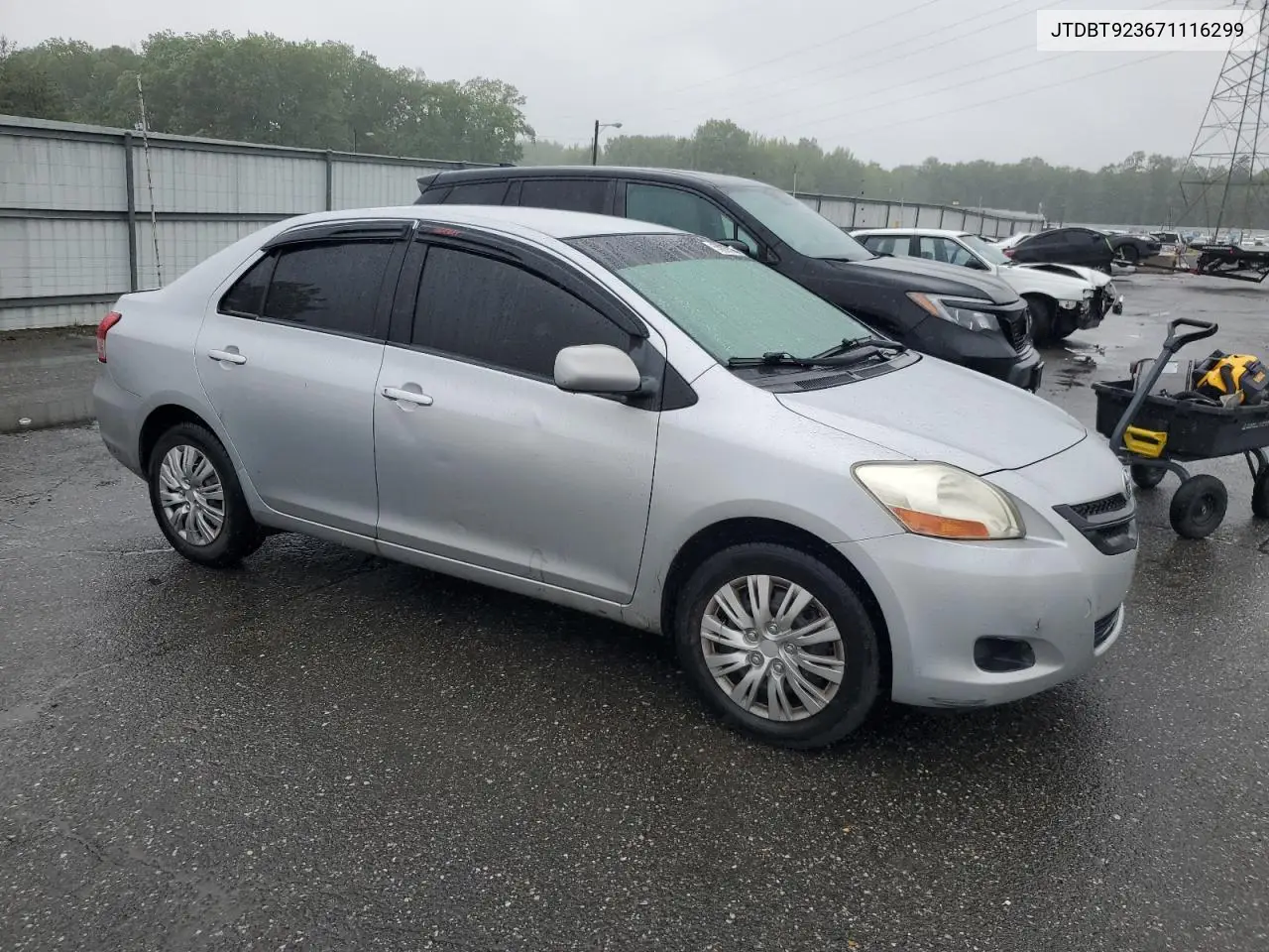 2007 Toyota Yaris VIN: JTDBT923671116299 Lot: 57037135