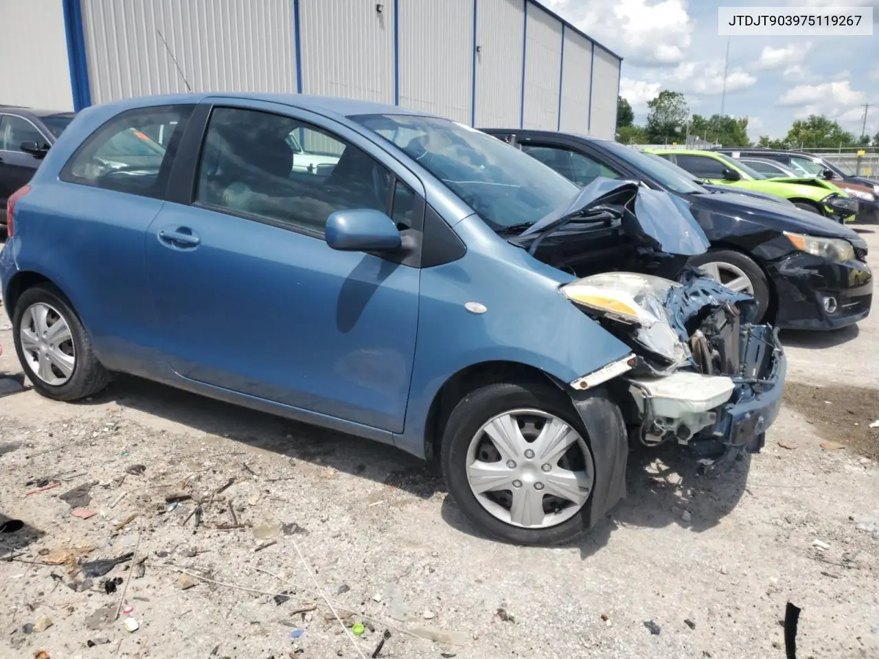2007 Toyota Yaris VIN: JTDJT903975119267 Lot: 61734135