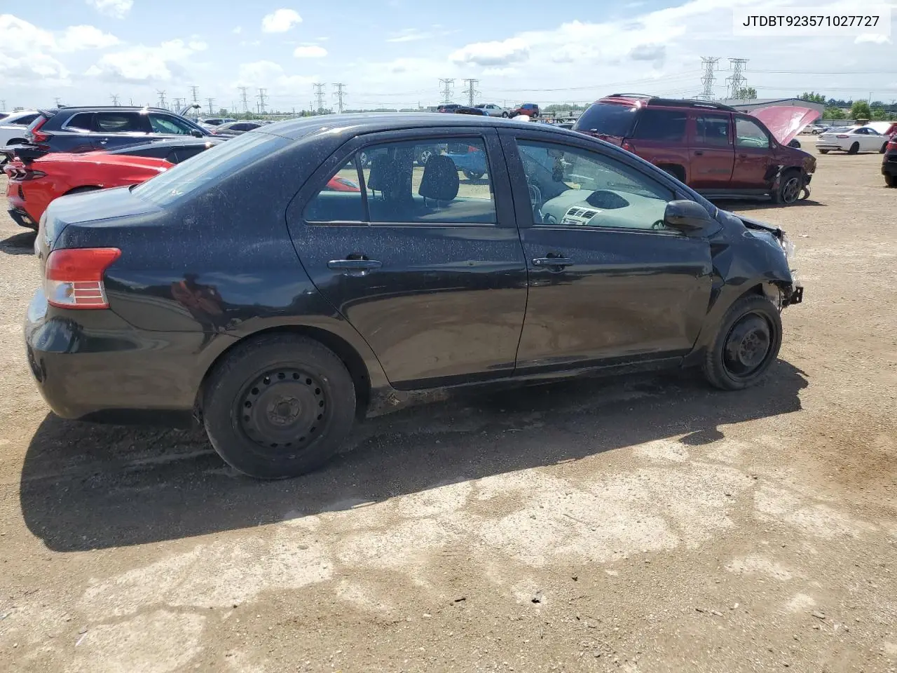 2007 Toyota Yaris VIN: JTDBT923571027727 Lot: 62141845