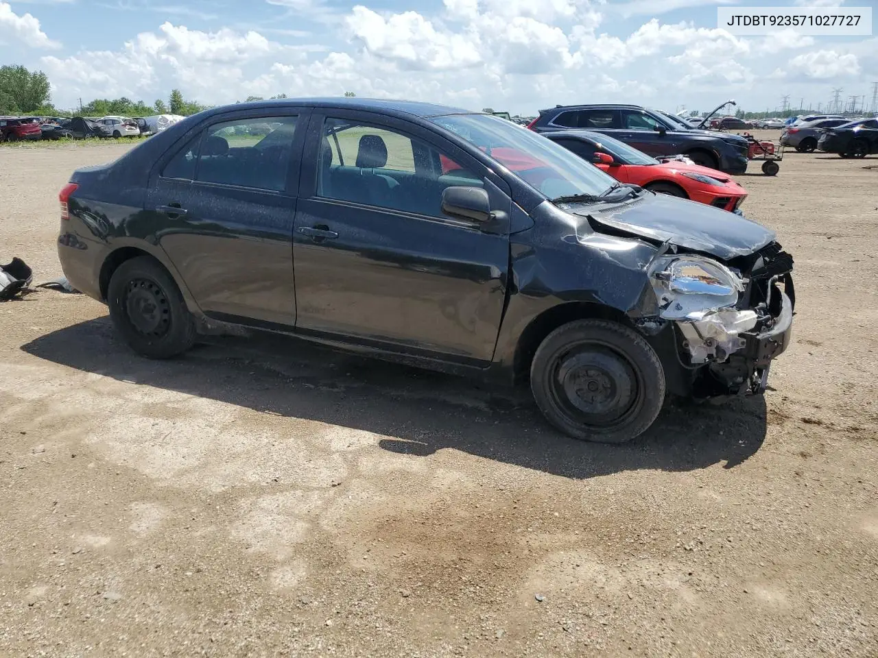 2007 Toyota Yaris VIN: JTDBT923571027727 Lot: 62141845