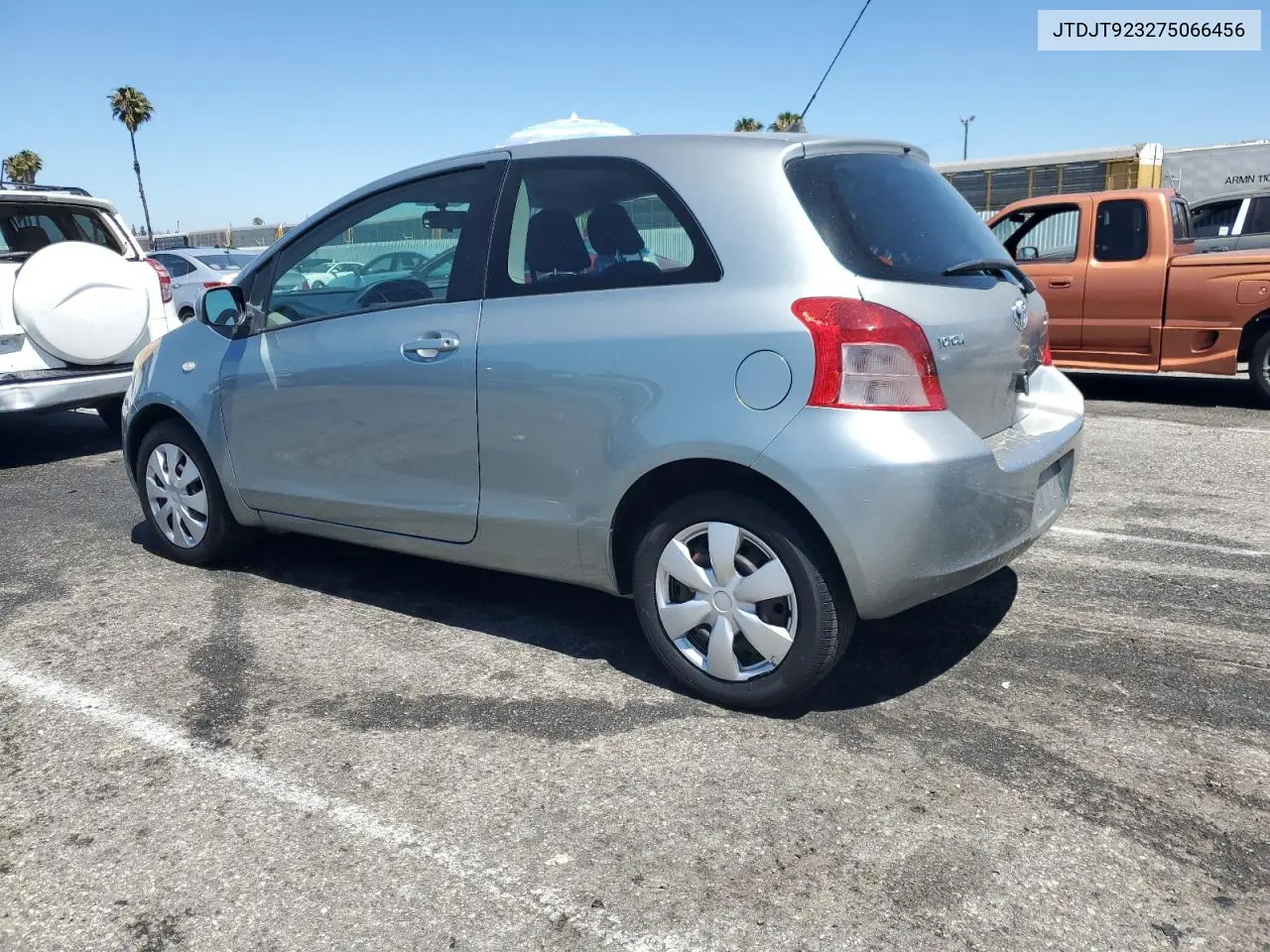 2007 Toyota Yaris VIN: JTDJT923275066456 Lot: 62639965