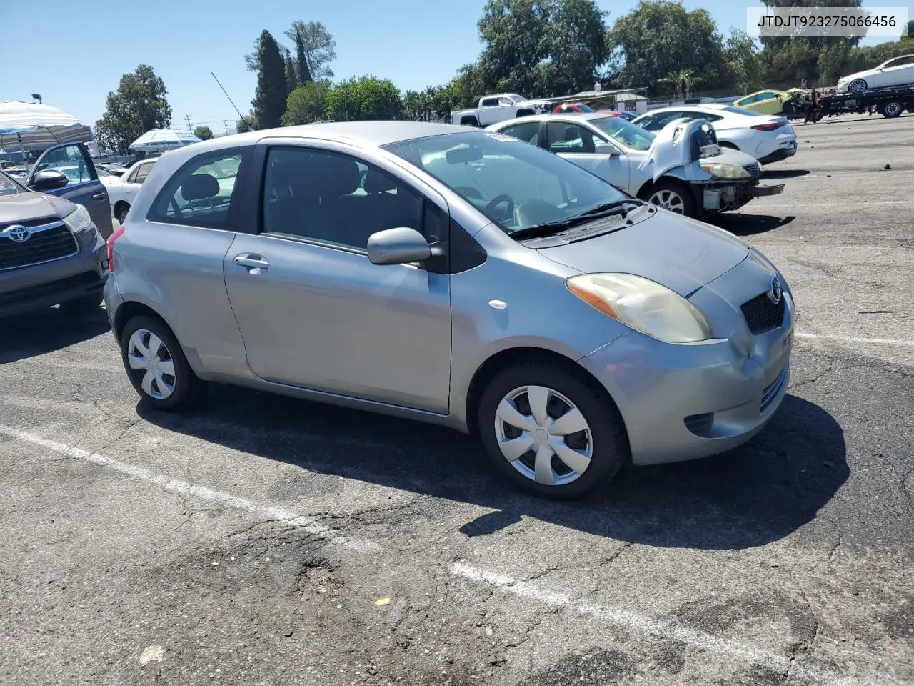 2007 Toyota Yaris VIN: JTDJT923275066456 Lot: 62639965