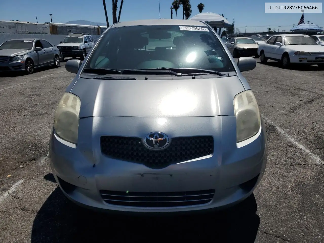2007 Toyota Yaris VIN: JTDJT923275066456 Lot: 62639965