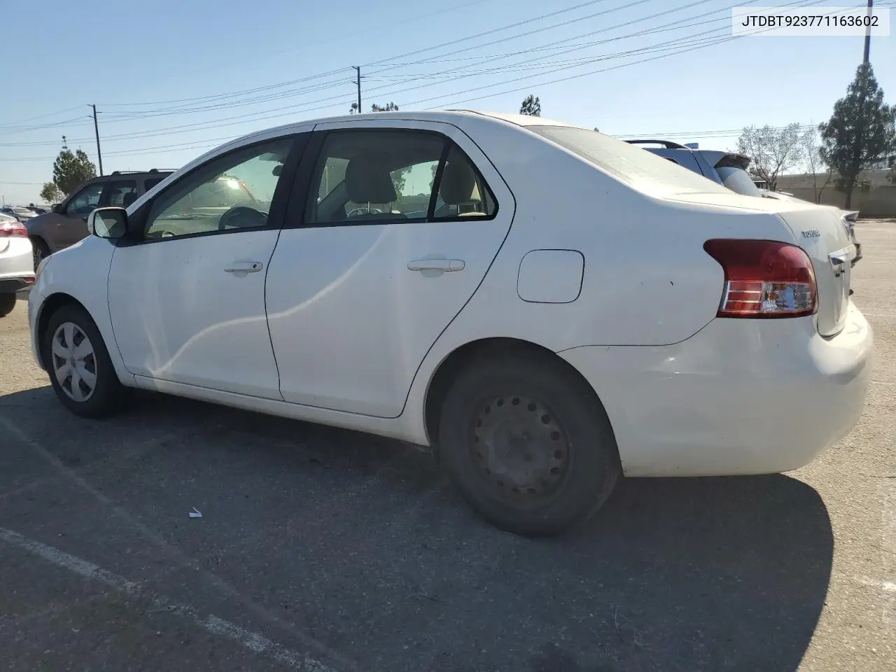 2007 Toyota Yaris VIN: JTDBT923771163602 Lot: 63058945