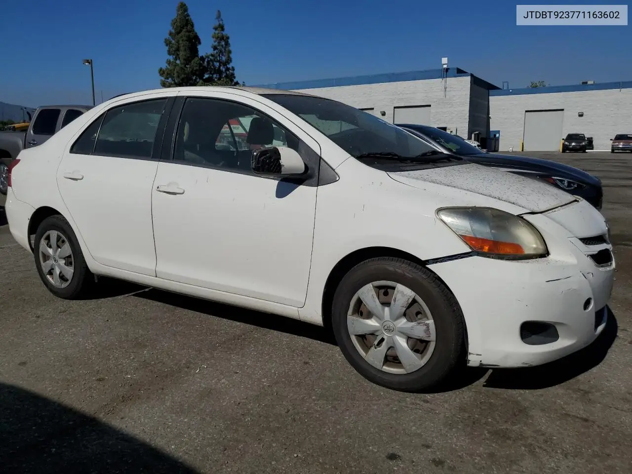 2007 Toyota Yaris VIN: JTDBT923771163602 Lot: 63058945