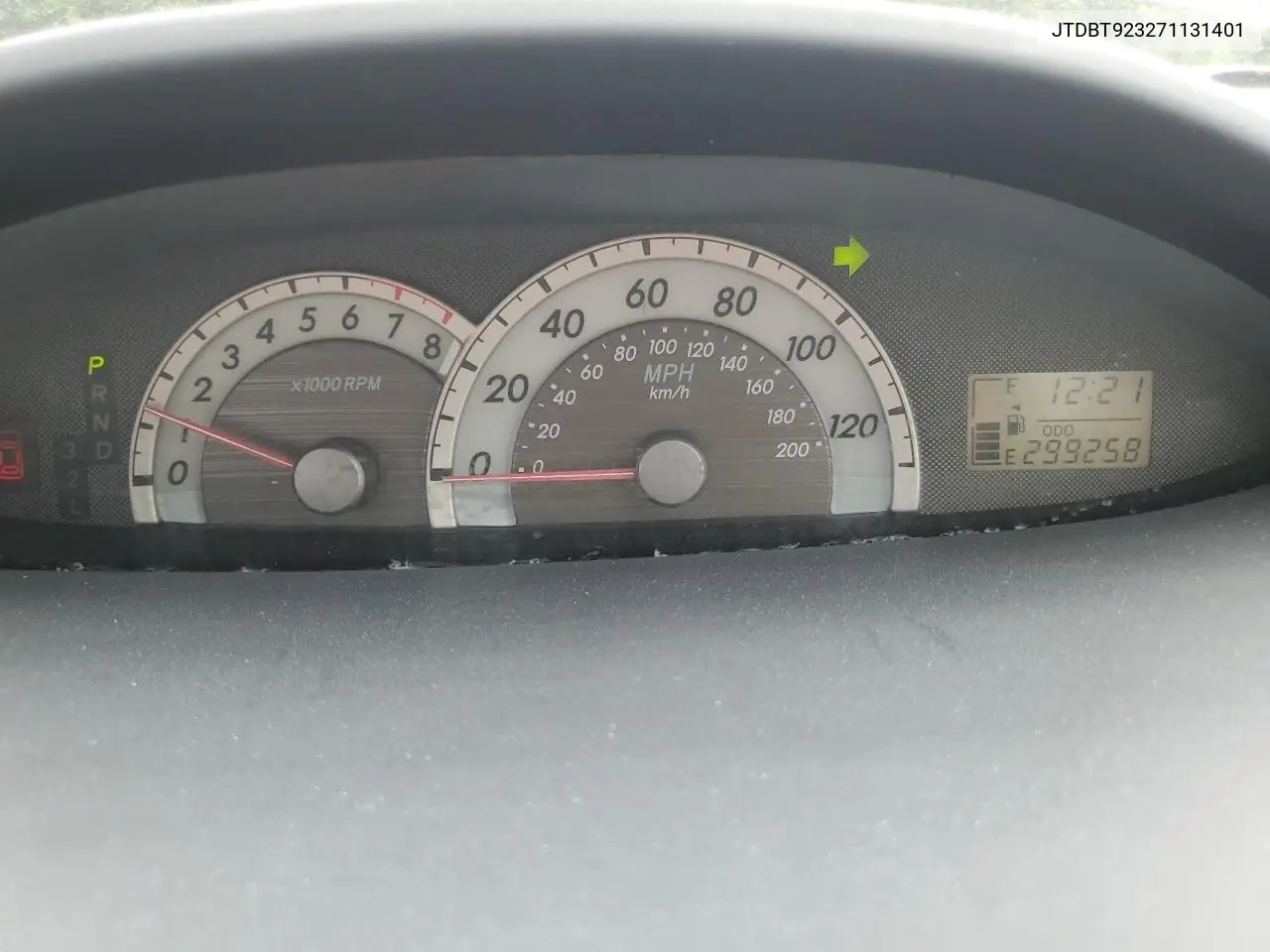 2007 Toyota Yaris VIN: JTDBT923271131401 Lot: 63266825