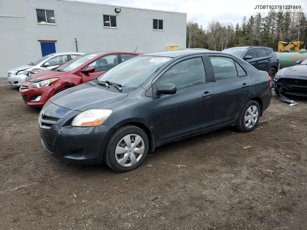 2008 Toyota Yaris VIN: JTDBT923781221869 Lot: 49083015