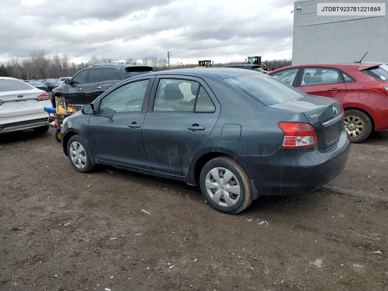 2008 Toyota Yaris VIN: JTDBT923781221869 Lot: 49083015