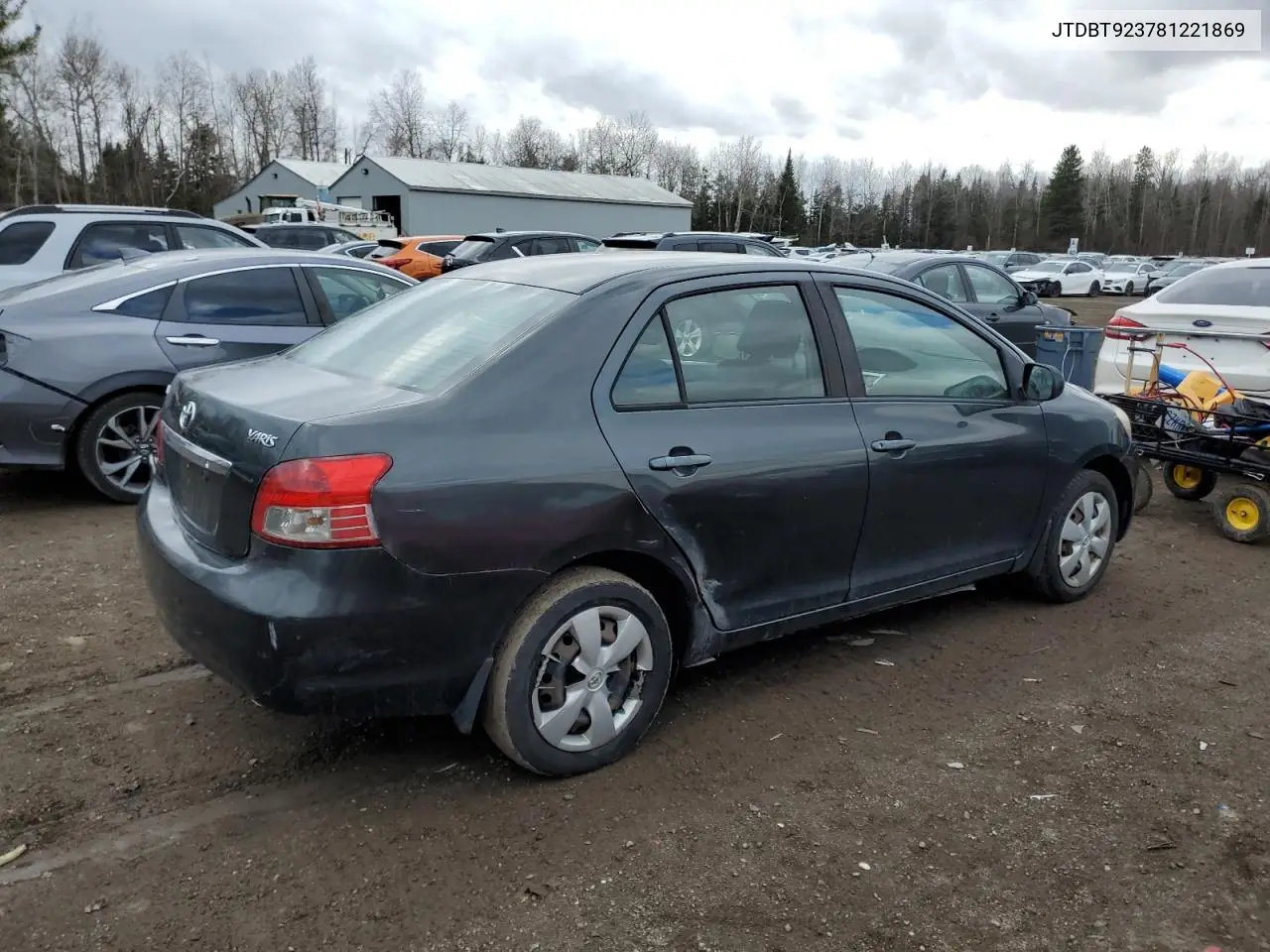 2008 Toyota Yaris VIN: JTDBT923781221869 Lot: 49083015