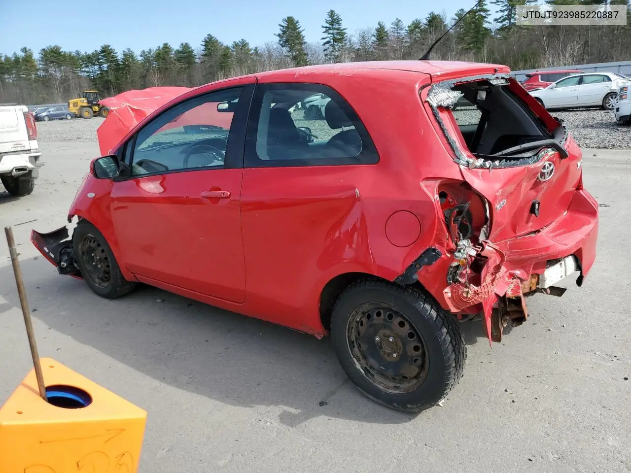 2008 Toyota Yaris VIN: JTDJT923985220887 Lot: 53516535