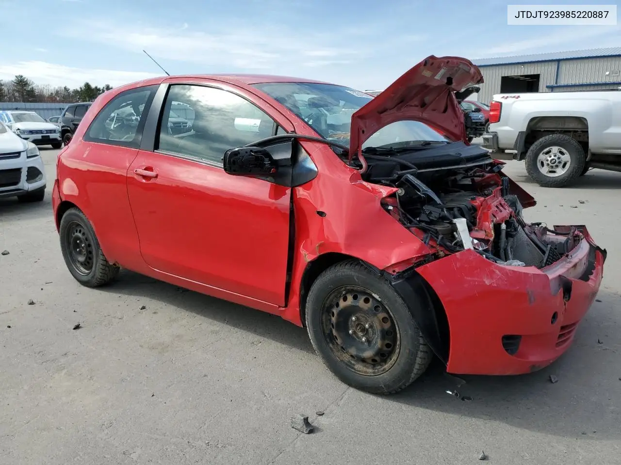 2008 Toyota Yaris VIN: JTDJT923985220887 Lot: 53516535