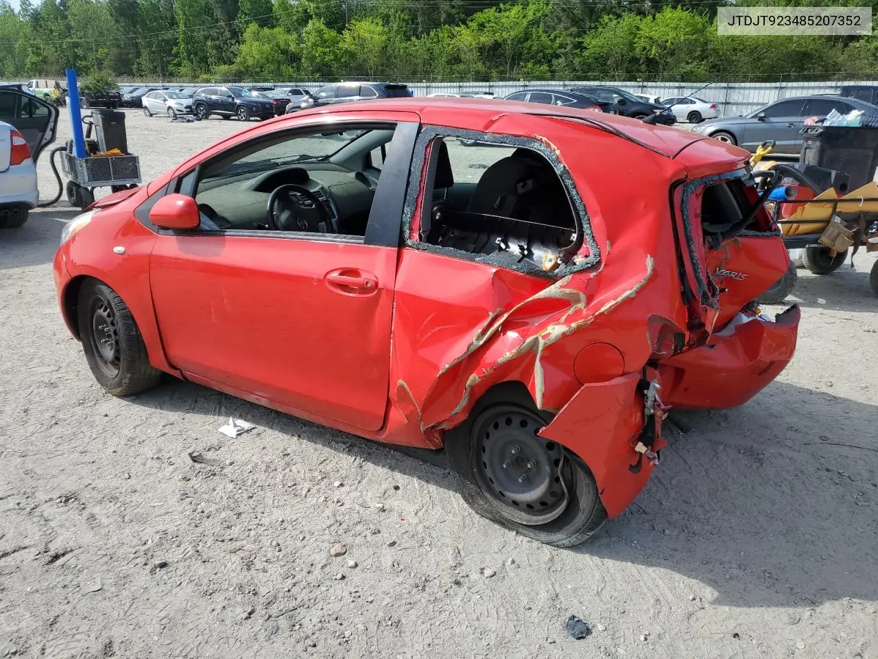 2008 Toyota Yaris VIN: JTDJT923485207352 Lot: 54199265
