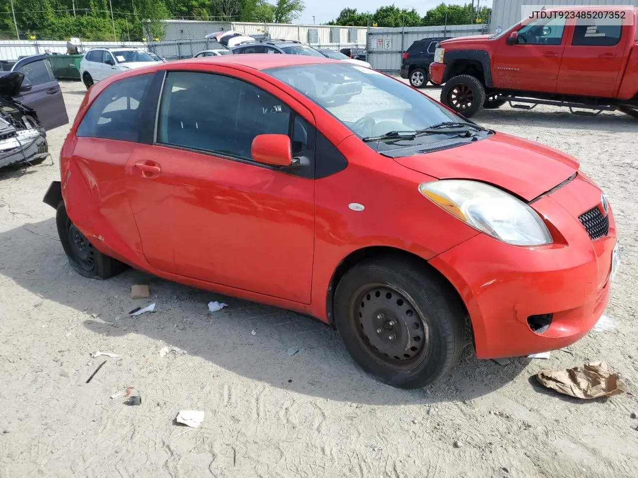 2008 Toyota Yaris VIN: JTDJT923485207352 Lot: 54199265