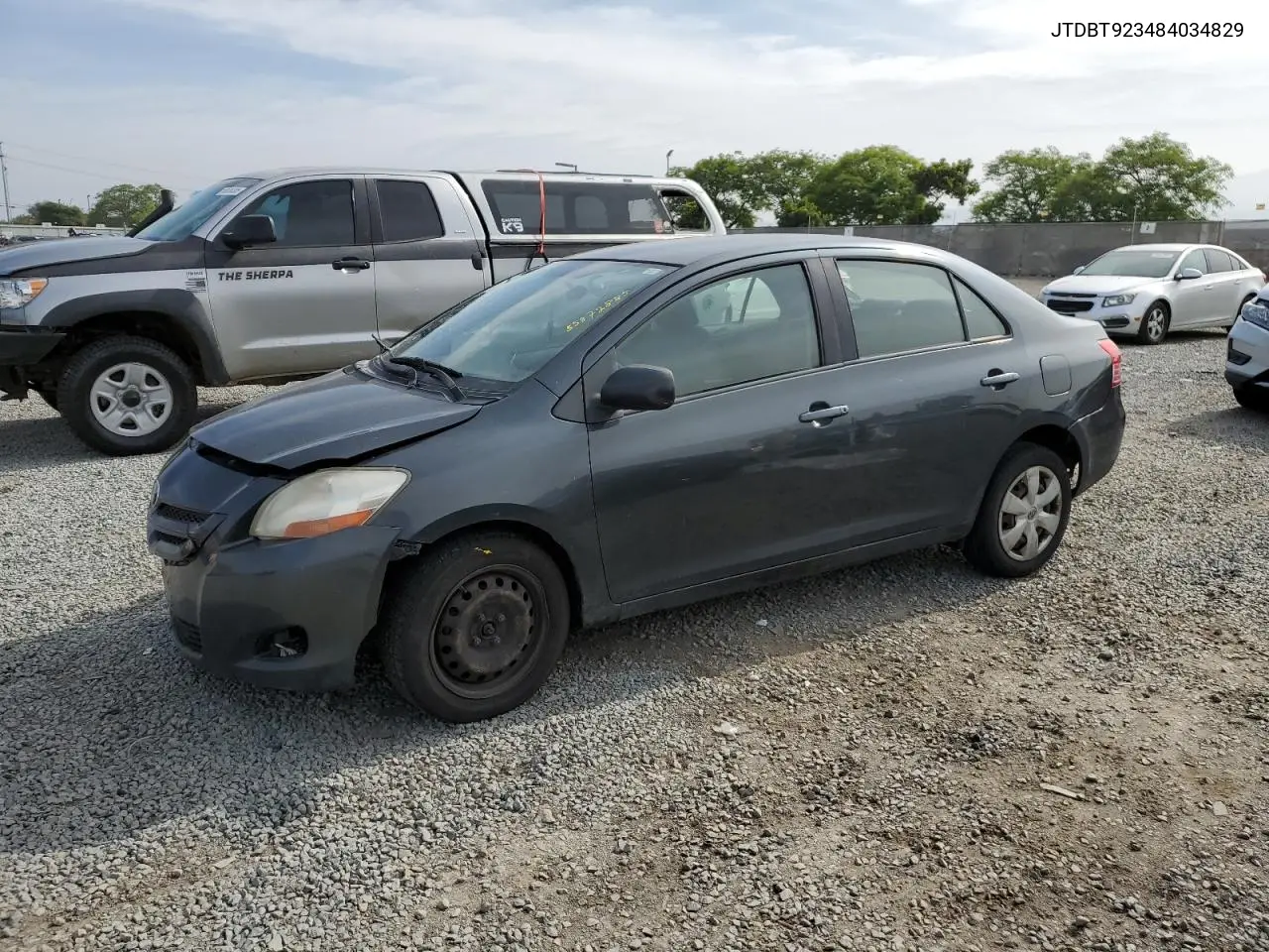 2008 Toyota Yaris VIN: JTDBT923484034829 Lot: 55872885
