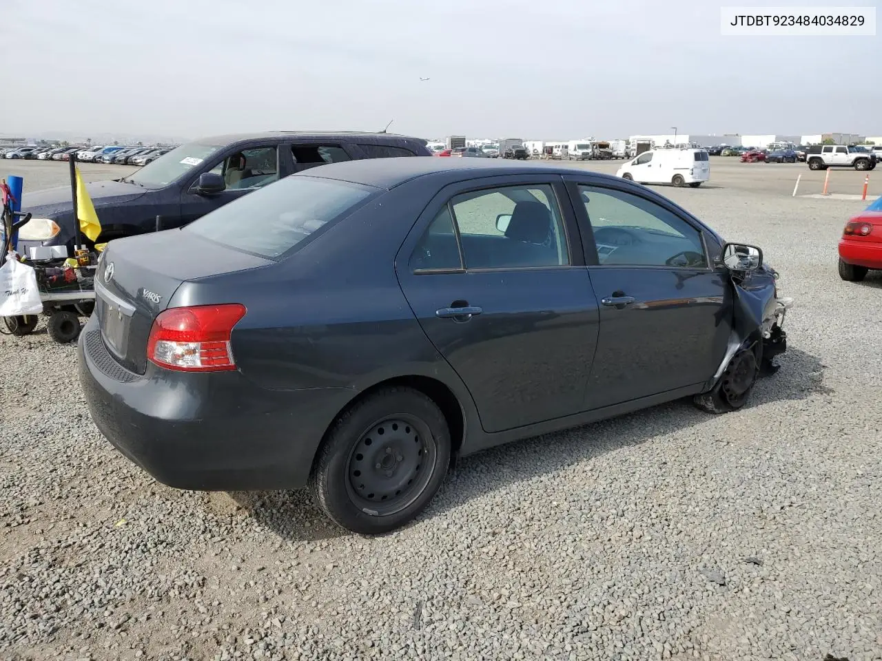 2008 Toyota Yaris VIN: JTDBT923484034829 Lot: 55872885