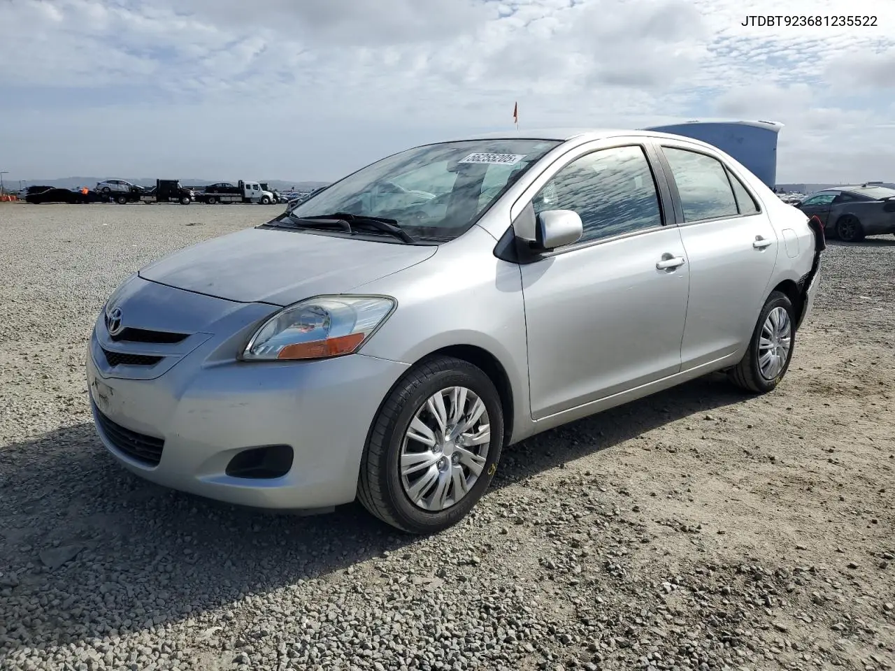 2008 Toyota Yaris VIN: JTDBT923681235522 Lot: 56255205