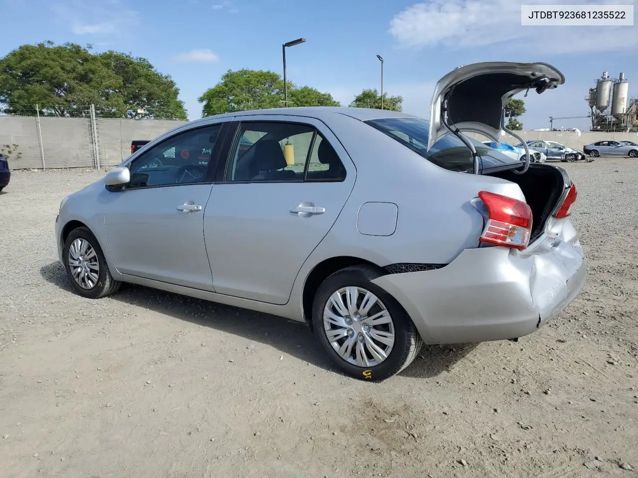 2008 Toyota Yaris VIN: JTDBT923681235522 Lot: 56255205