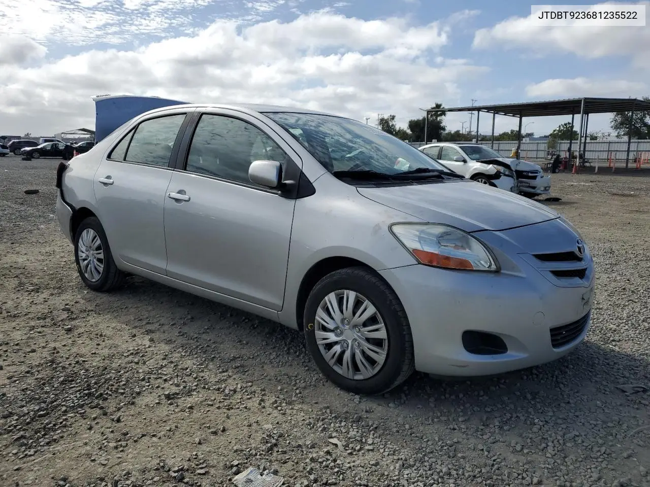 2008 Toyota Yaris VIN: JTDBT923681235522 Lot: 56255205