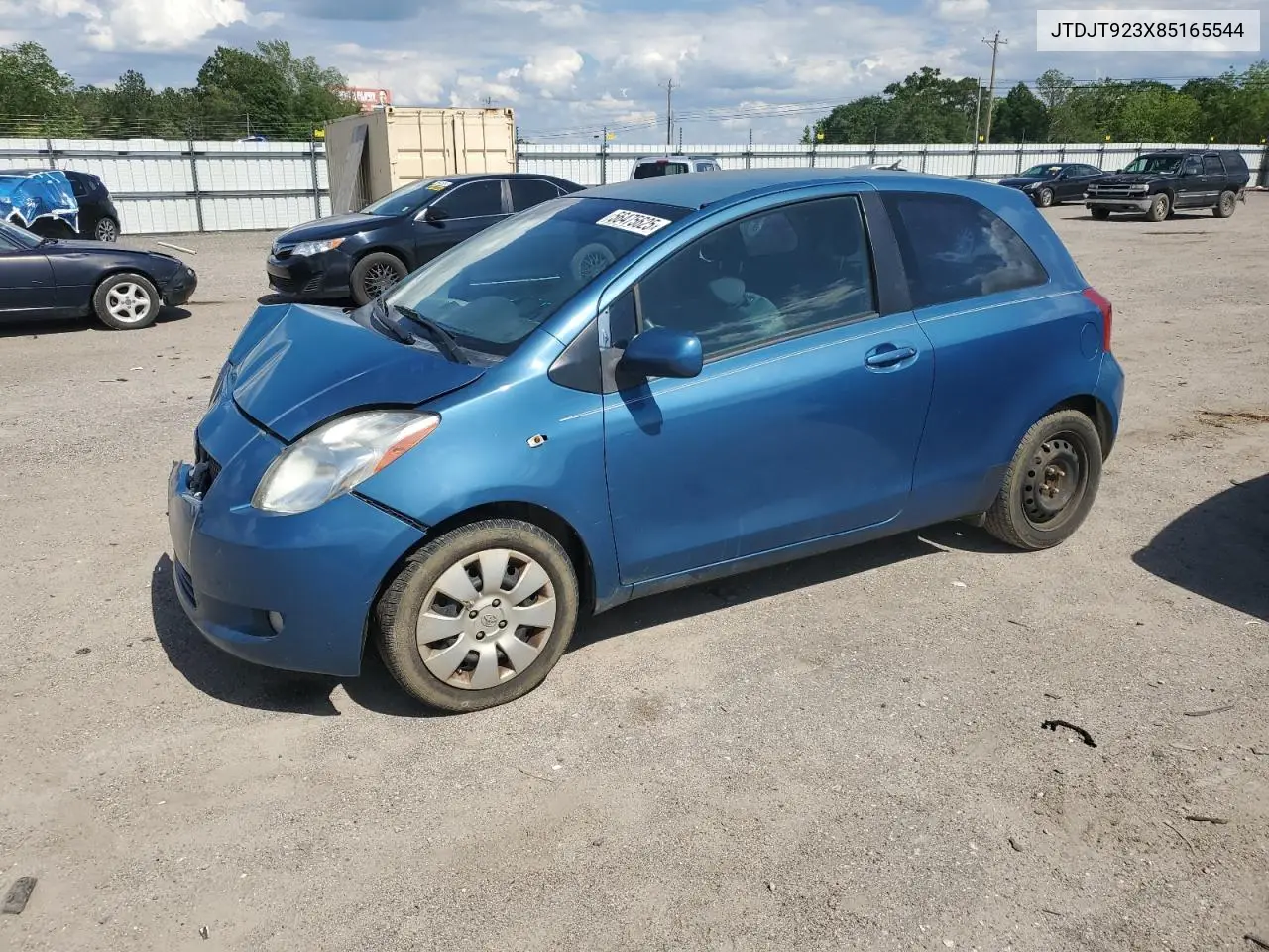 2008 Toyota Yaris VIN: JTDJT923X85165544 Lot: 56475625