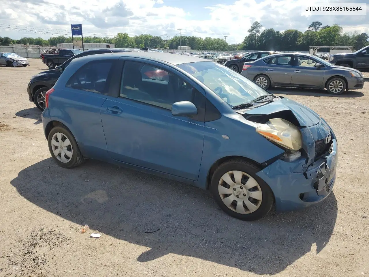2008 Toyota Yaris VIN: JTDJT923X85165544 Lot: 56475625