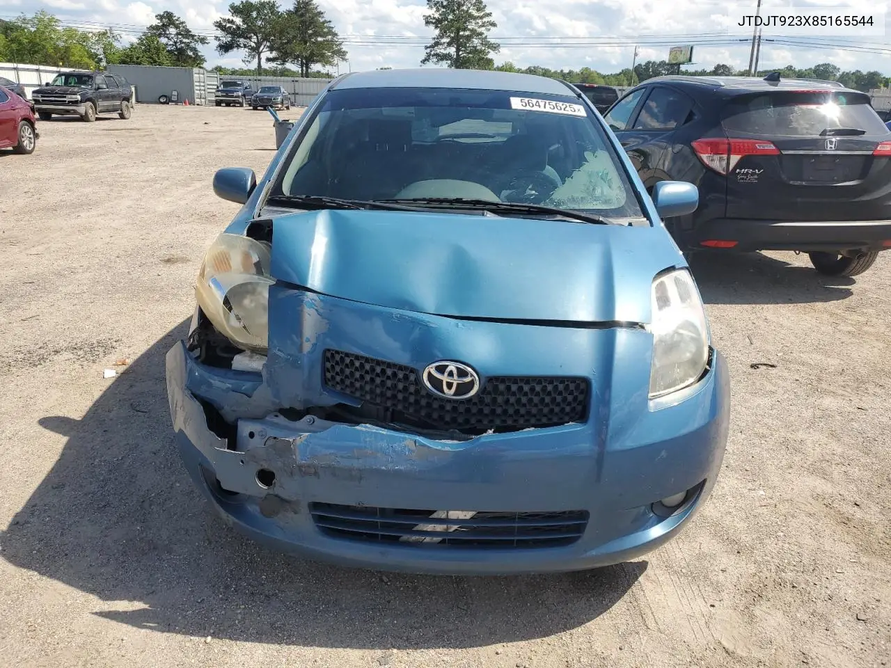2008 Toyota Yaris VIN: JTDJT923X85165544 Lot: 56475625
