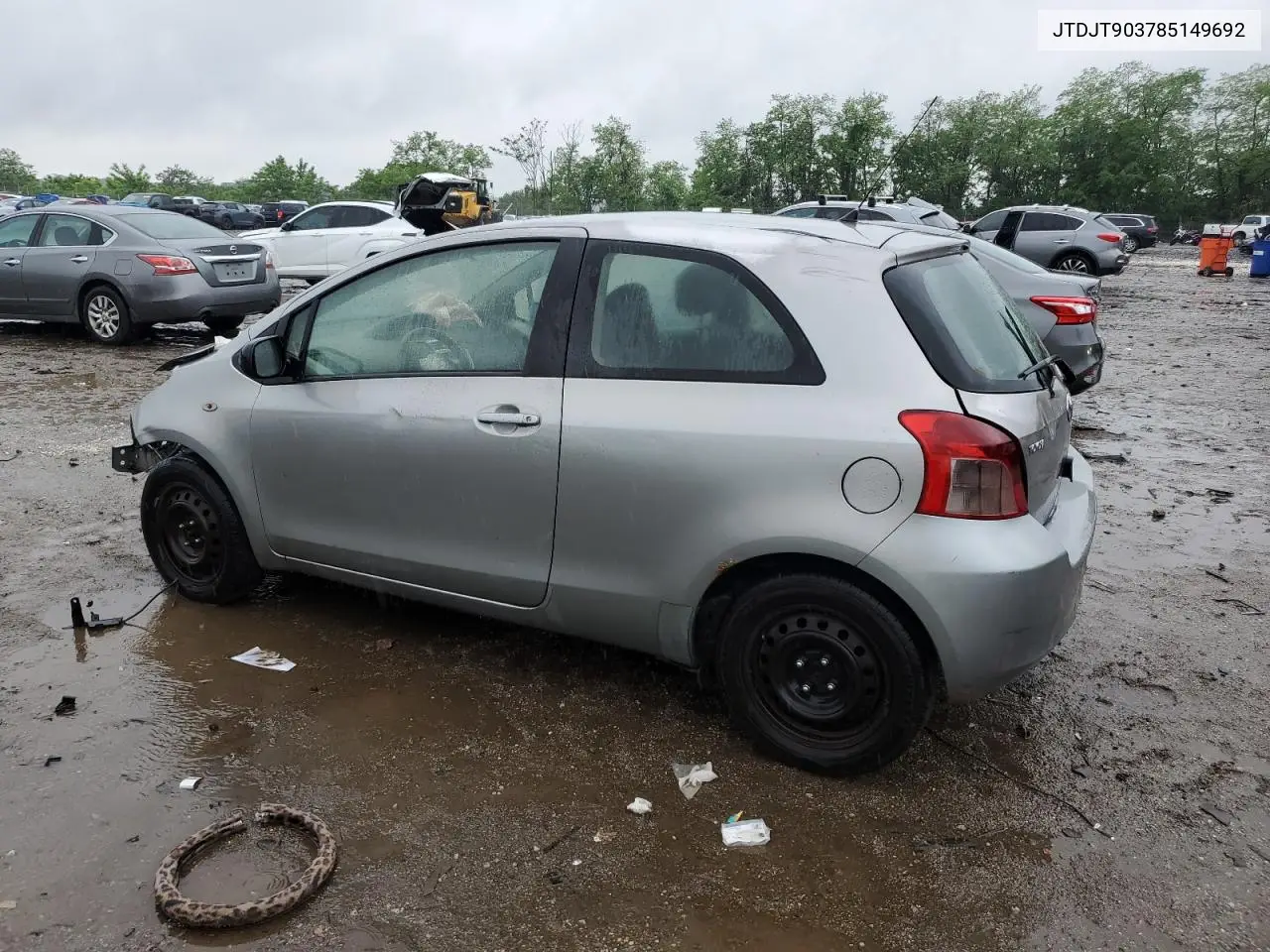 2008 Toyota Yaris VIN: JTDJT903785149692 Lot: 56925005