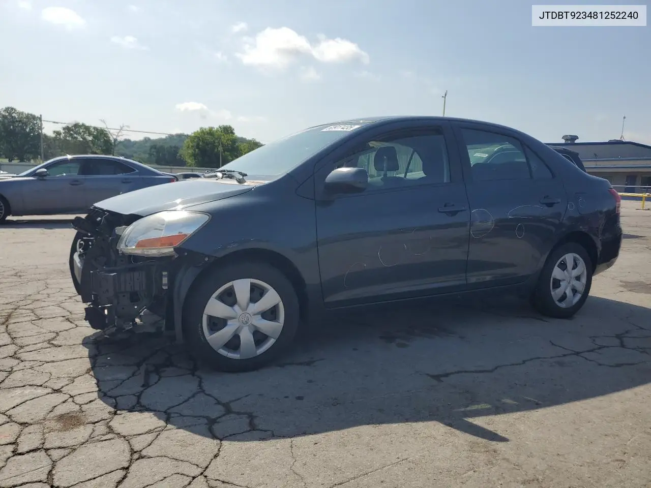 2008 Toyota Yaris VIN: JTDBT923481252240 Lot: 60917435
