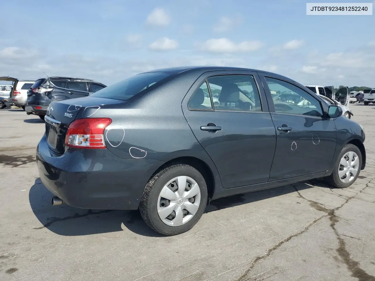 2008 Toyota Yaris VIN: JTDBT923481252240 Lot: 60917435