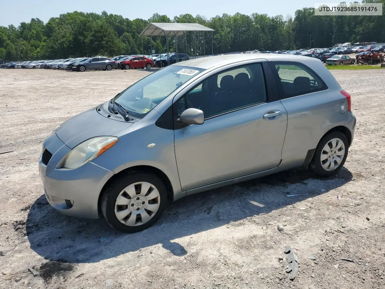 2008 Toyota Yaris VIN: JTDJT923685191476 Lot: 61837865