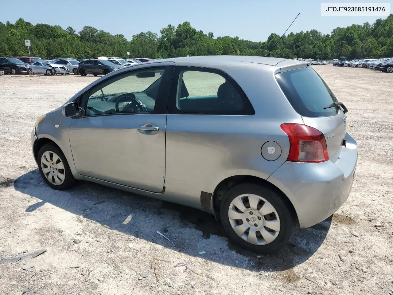 2008 Toyota Yaris VIN: JTDJT923685191476 Lot: 61837865