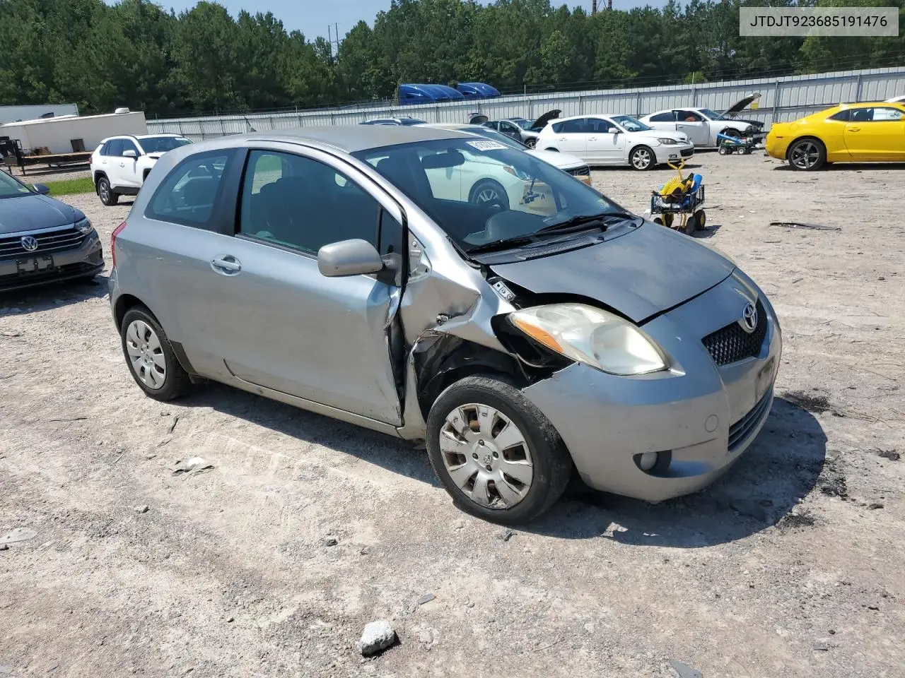 2008 Toyota Yaris VIN: JTDJT923685191476 Lot: 61837865