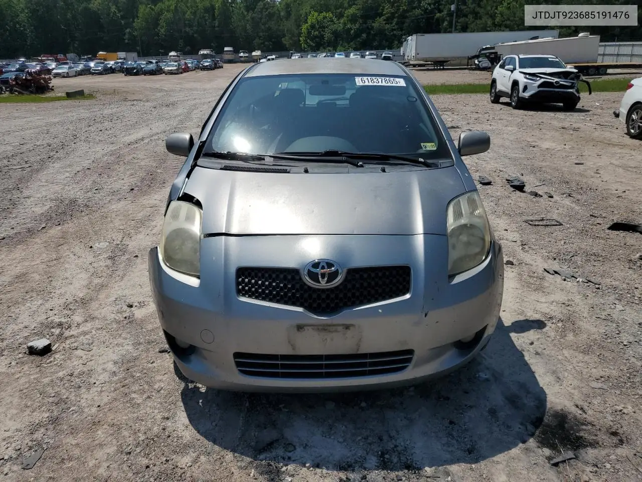 2008 Toyota Yaris VIN: JTDJT923685191476 Lot: 61837865