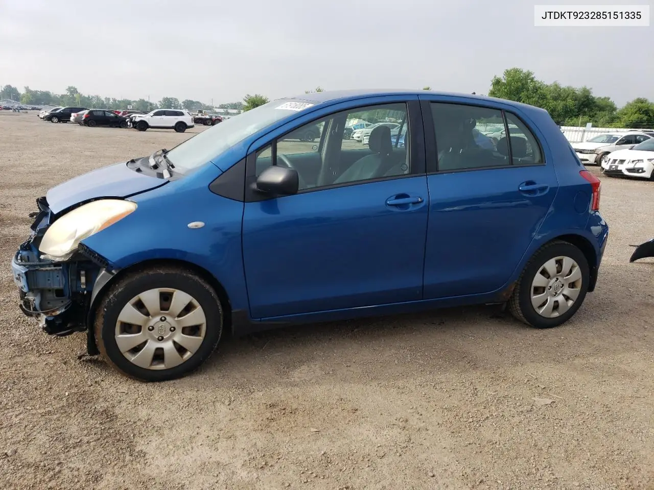 2008 Toyota Yaris VIN: JTDKT923285151335 Lot: 61918085