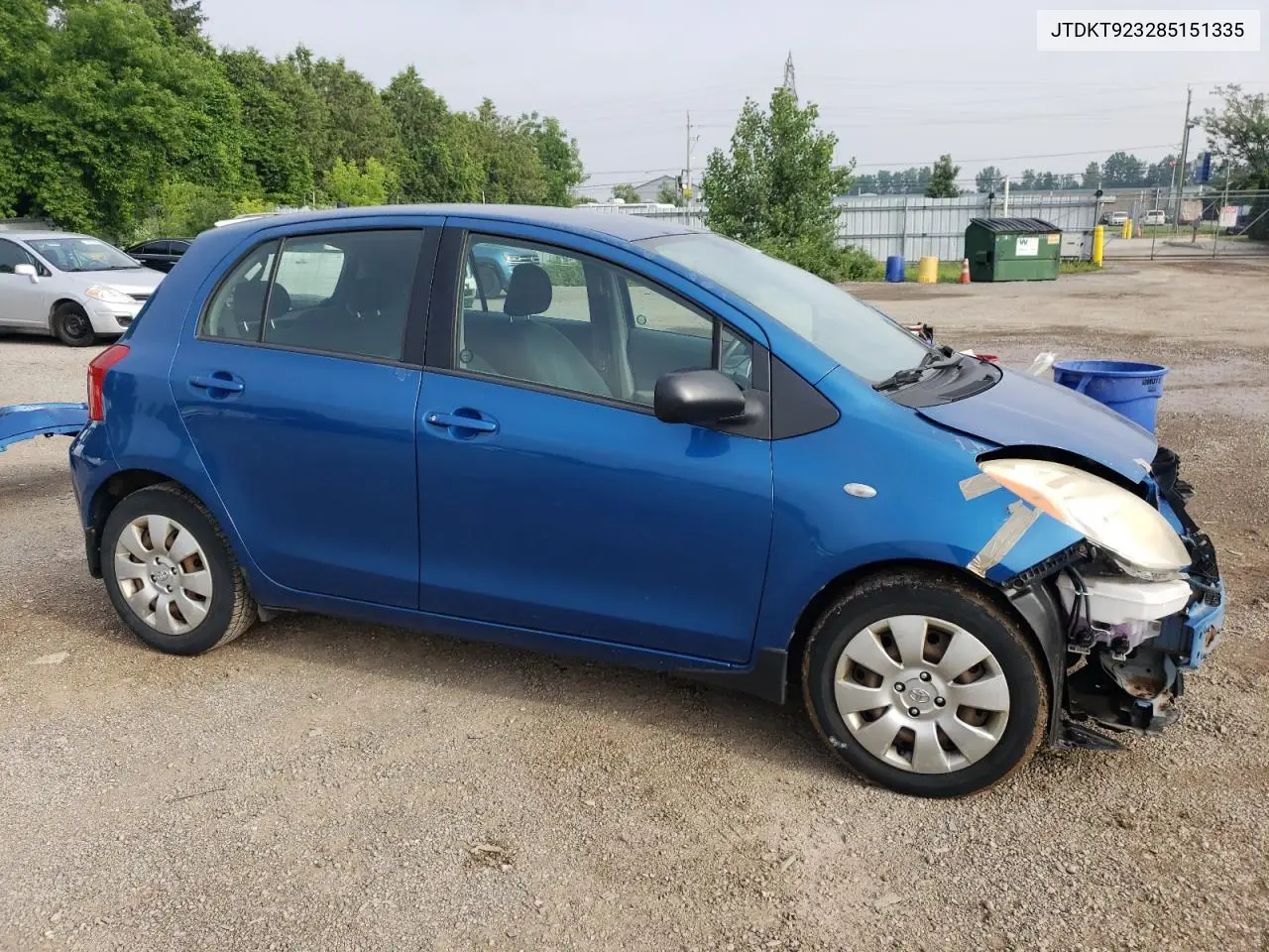 2008 Toyota Yaris VIN: JTDKT923285151335 Lot: 61918085