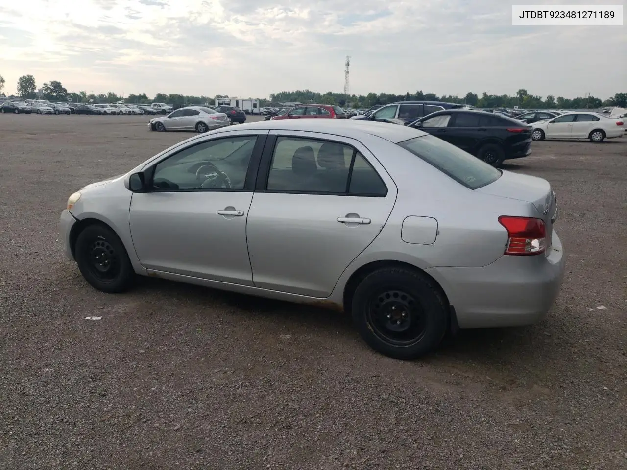 2008 Toyota Yaris VIN: JTDBT923481271189 Lot: 62078795