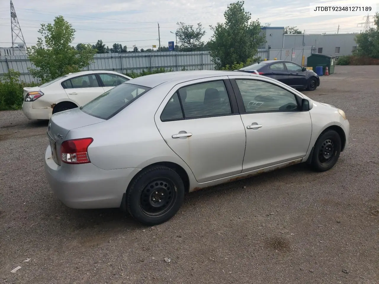 2008 Toyota Yaris VIN: JTDBT923481271189 Lot: 62078795